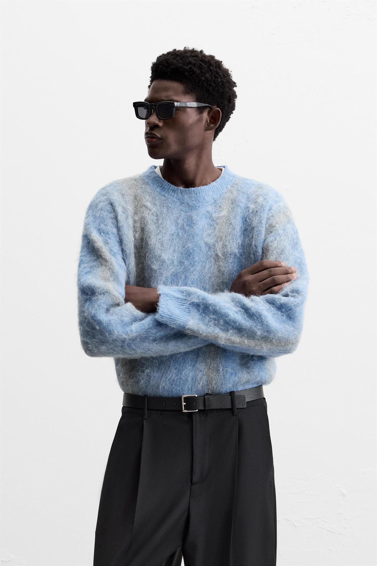 "MOHAIR" - KNIT NIGHTBLUE