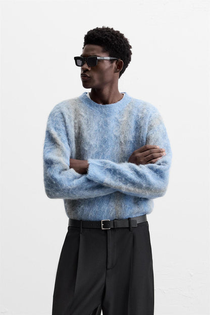 "MOHAIR" - KNIT NIGHTBLUE