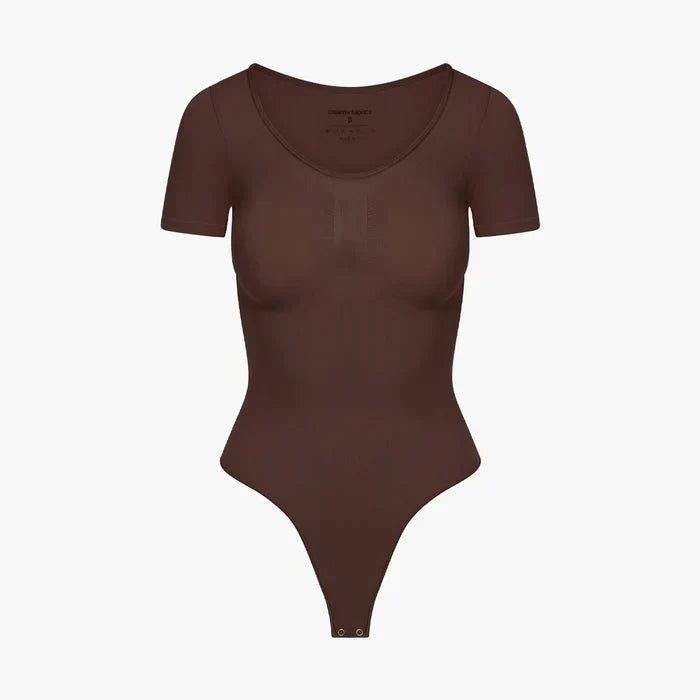 Shaping Bodysuit T-Shirt mit String