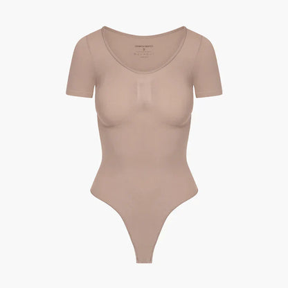 Shaping Bodysuit T-Shirt mit String