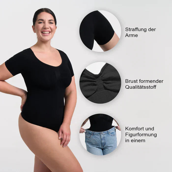 Shaping Bodysuit T-Shirt mit String