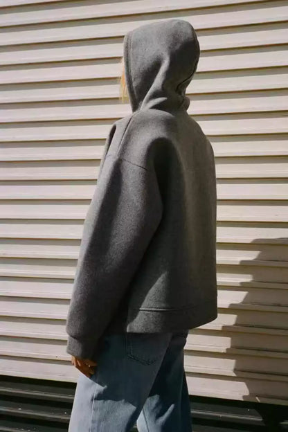 Clean Zip Hoodie