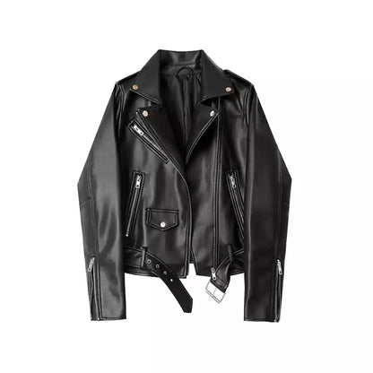 Faux Leather Biker jacket