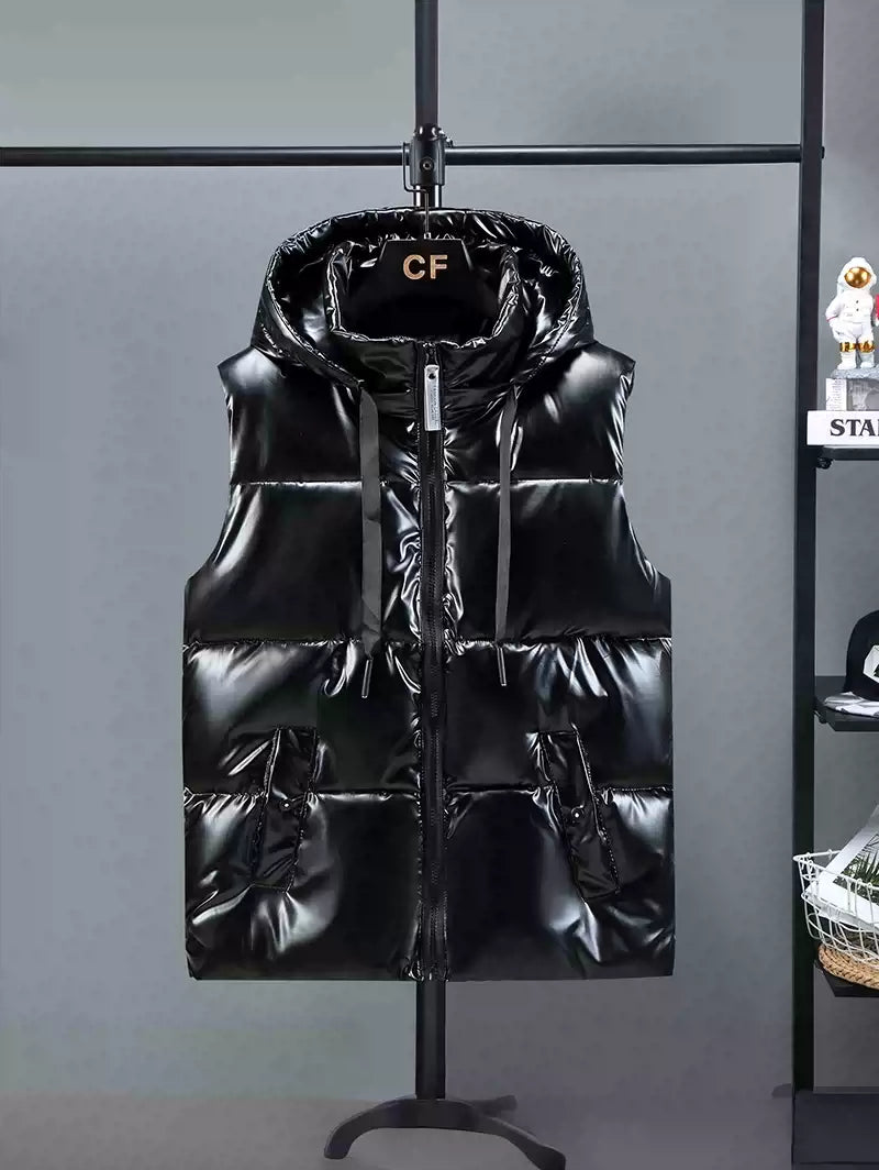 Viral Shiny Puffer Vest