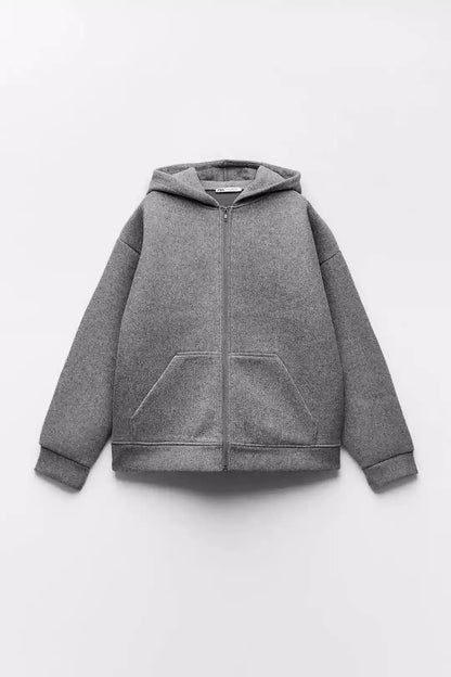 Clean Zip Hoodie