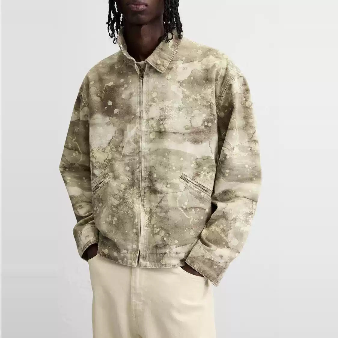 Viral Abstract Camouflage Jacket