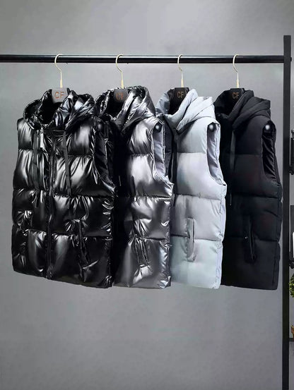 Viral Shiny Puffer Vest