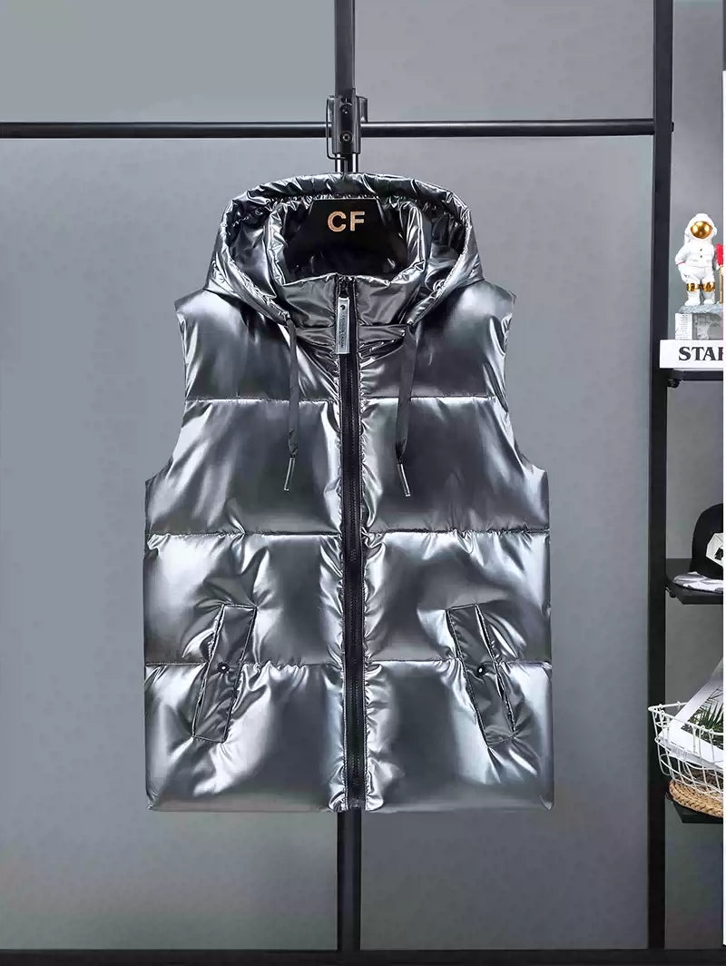 Viral Shiny Puffer Vest